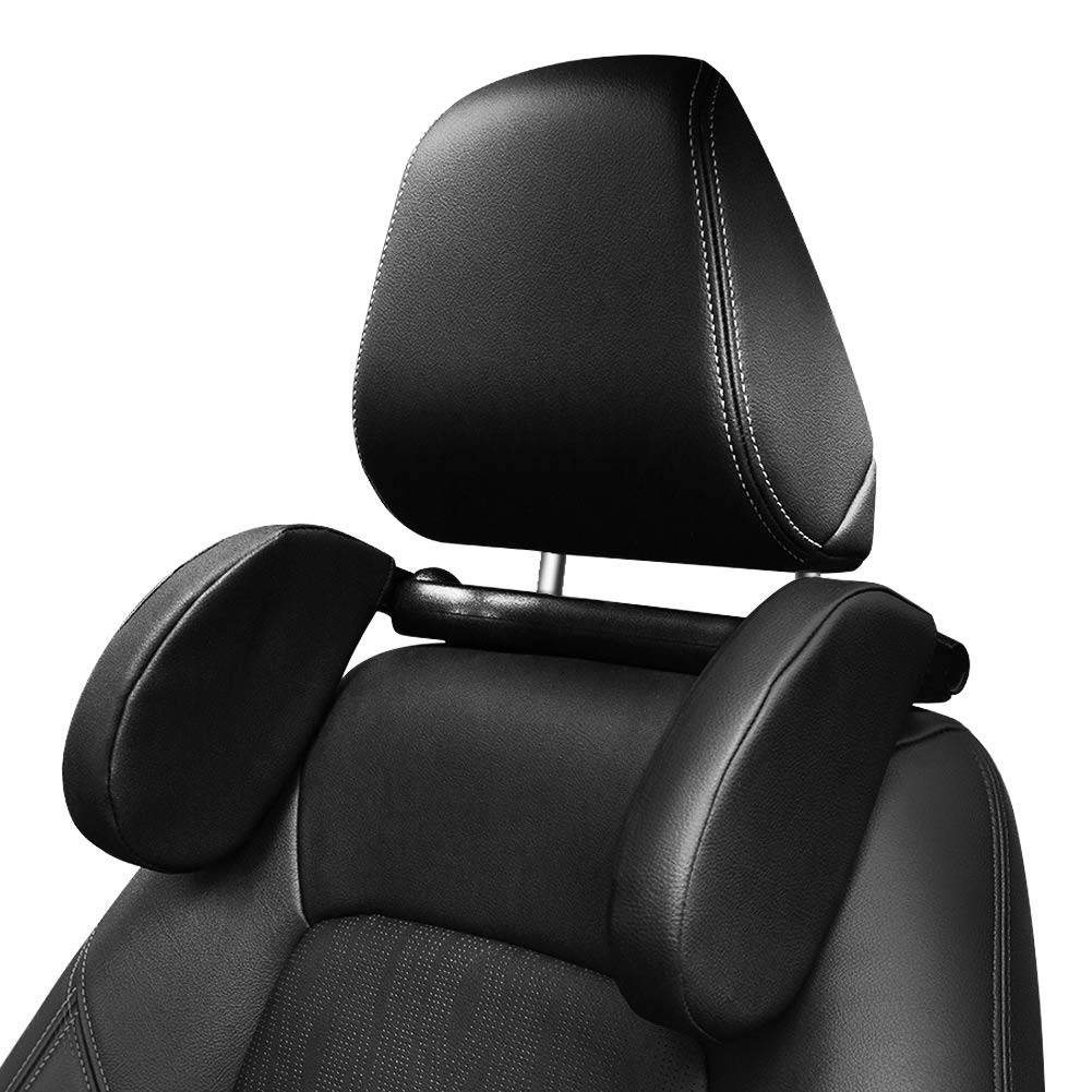 Car Seat Headrest Pillow Best Sellers Car Organizers Color : Black 