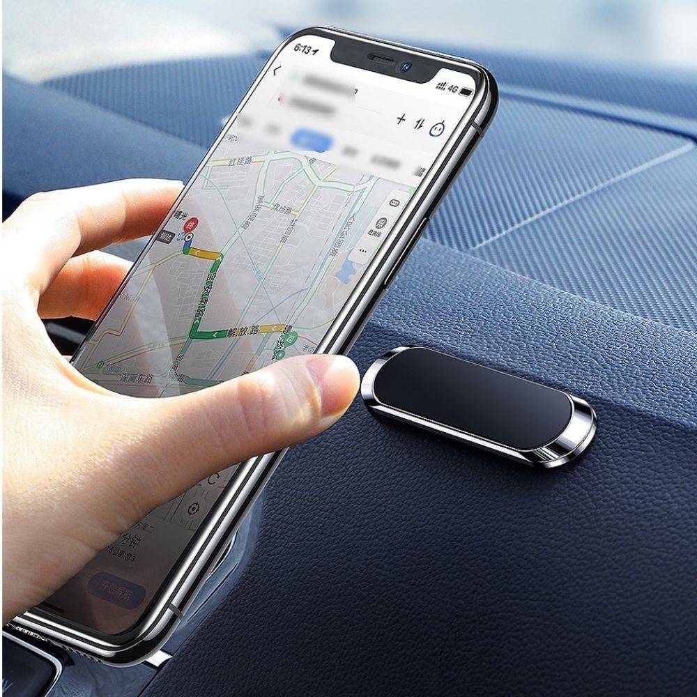 Magnetic Car Phone Holder Best Sellers Car Organizers Color : Silver  